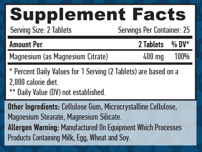  Magnesium Citrate Haya Labs