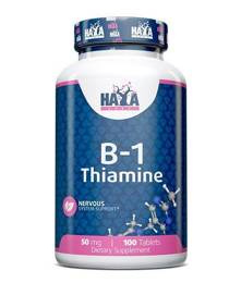 Haya Vitamin B-1 Thiamine 50mg 100 tabs.