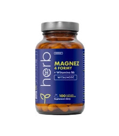 HERB Magnesium 4 Forms + Vitamin B6 100 caps