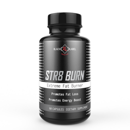 Black Label Str8 Burn Extreme Fat Burner 60 caps