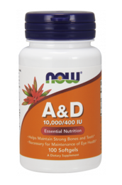 NowFoods A&D 10000iu/400iu 100 caps