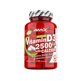 Amix Super Vitamin D3 2500I.U. with Calcium 120 caps